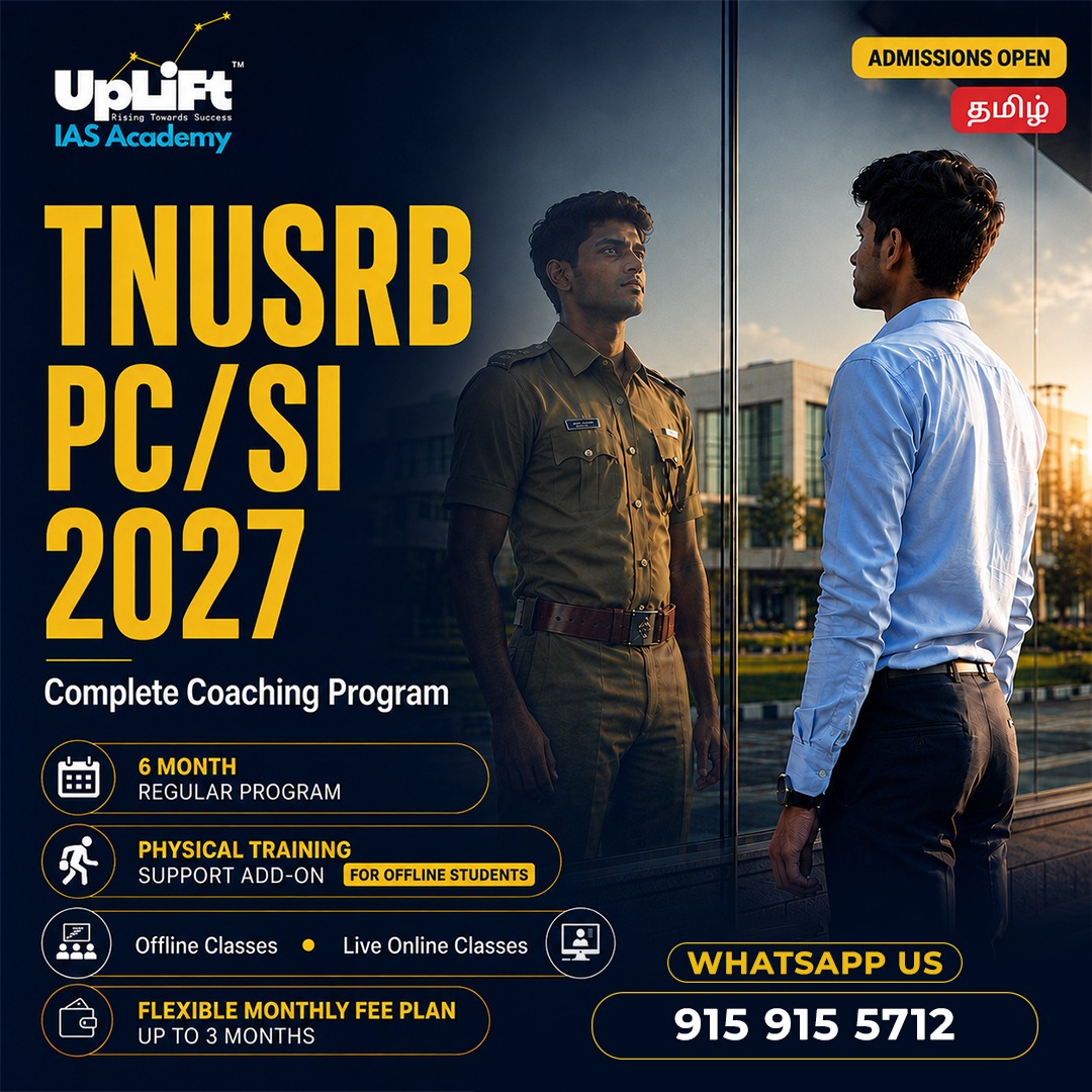 TNUSRB SI & PC Regular Batch Uplift IAS Academy